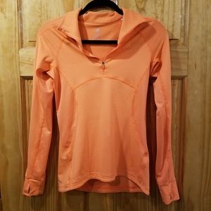 Adidas Orange athletic jacket size xs!